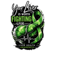 Fighting Liver Health Awareness T-Shirt - Warrior Strength Tee
